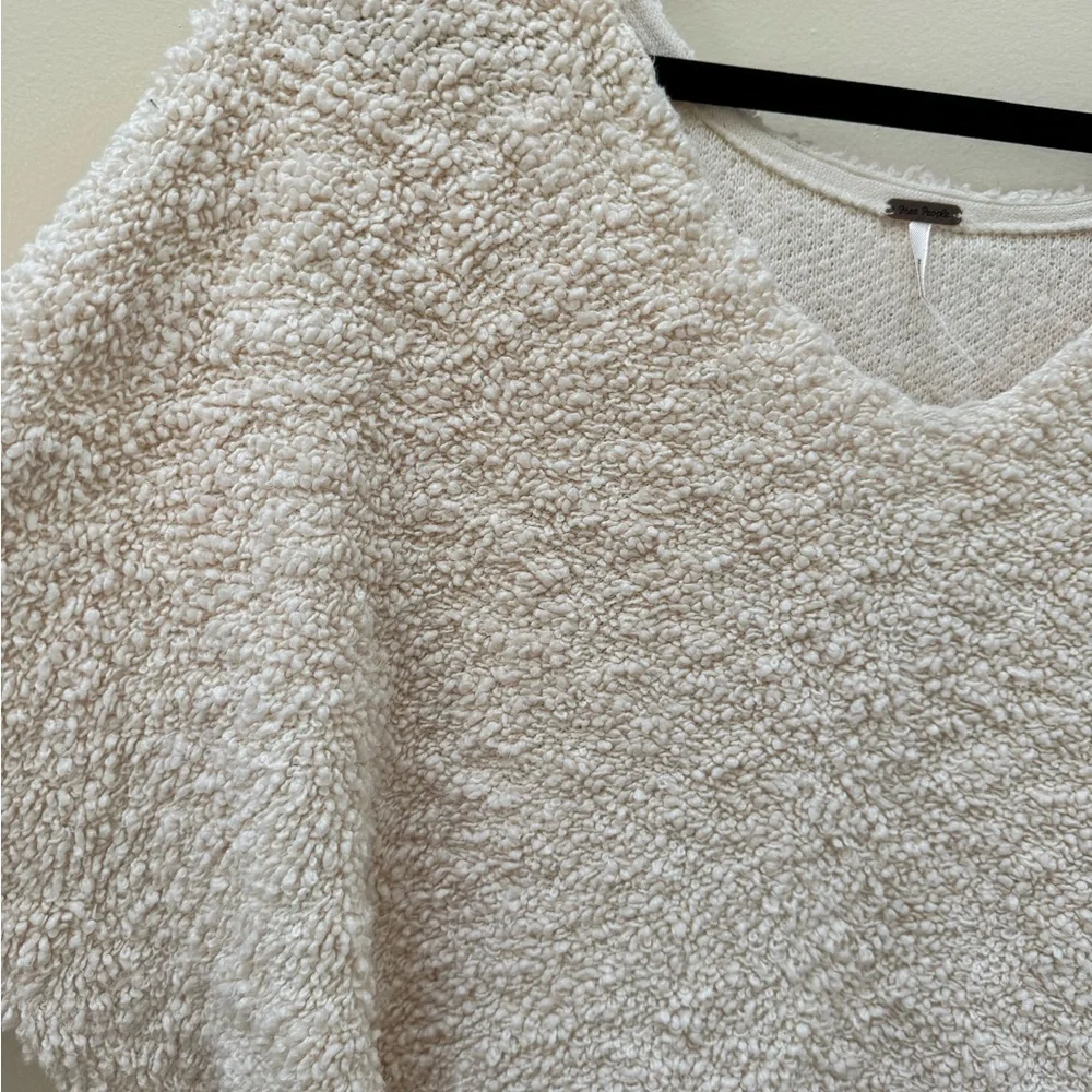 Free People Cream Textured Knit Sweater - Picture 3 of 5